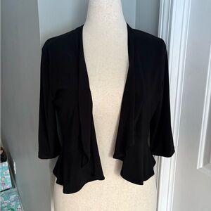 CLARA SUNWOO Black Open Front Women's Shrug